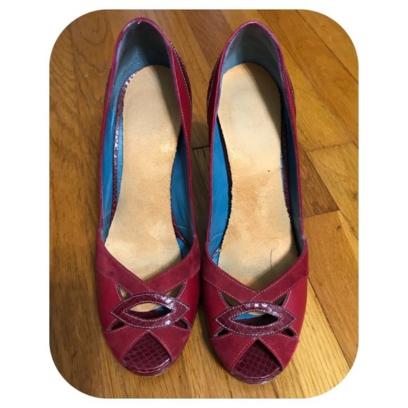 Fabulous Retro Marc Jacobs Peep Toe Heels - Picture 4 of 8